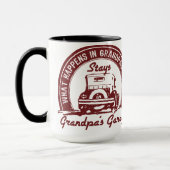Mug Le garage du grand-papa (Gauche)