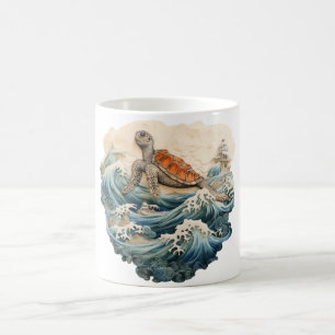Mug Le gardien des vagues : La tortue de mer majestueu