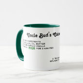 Mug Le gâteau de 5 minutes de l'oncle Bud dans une con (Devant gauche)