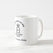 Mug Le gazouillis n'est pas réel (Devant droit)