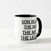 Mug Le gendre L'Homme Le Mythe La Légende (Devant droit)