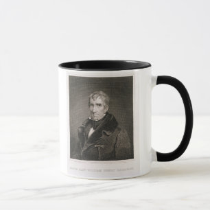Mug Le Général principal William Henry Harrison, gravé