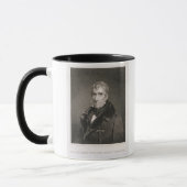 Mug Le Général principal William Henry Harrison, gravé (Gauche)