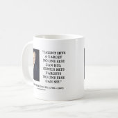 Mug Le génie de talent de Schopenhauer frappe des (Devant gauche)