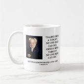 Mug Le génie de talent de Schopenhauer frappe des (Gauche)