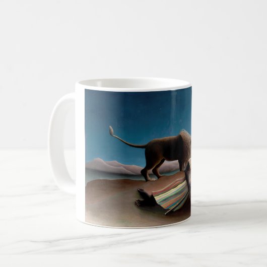 Mug Le Gitan endormi, Henri Rousseau (Devant gauche)