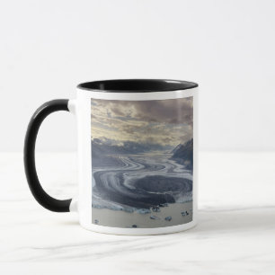Mug Le glacier Lowell se jette dans la rivière Alsek d