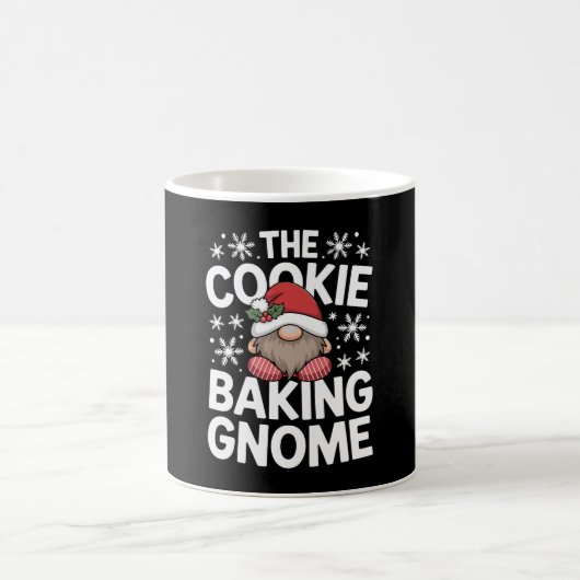 Mug Le Gnome de Cuisson de Biscuits Noël Holly Flocon (Centre)