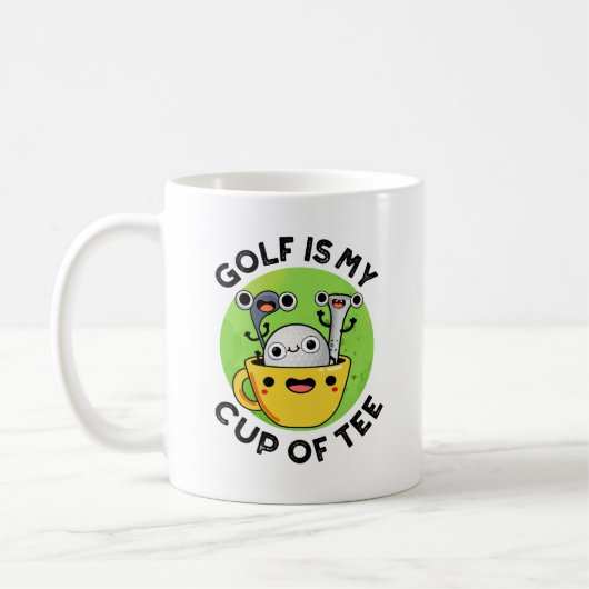 Mug Le Golf Est Ma Coupe Du Funny Golf Pun (Gauche)