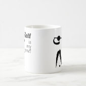 Mug Le golf est mon jeu ! (Centre)