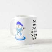 Mug Le golf est ouvert toute l'année (Devant gauche)