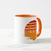 Mug Le golfe du Mexique reste salé vintage (Devant droit)