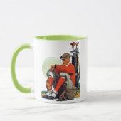 Mug Le golfeur a continué l'attente (Gauche)