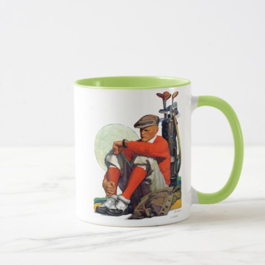 Mug Le golfeur a continué l'attente (Droite)
