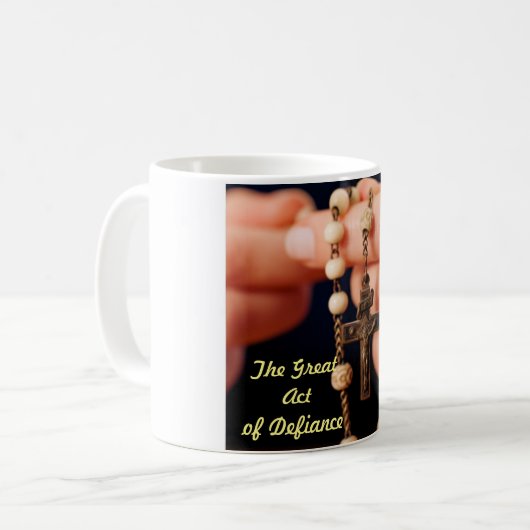 Mug Le grand acte du défi (Devant gauche)