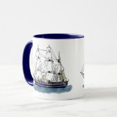 Mug Le Grand Bleu - Grand Navire (Devant gauche)
