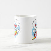 Mug Le grand-papa d'amour badine l'avion (Centre)