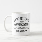 Mug Le grand-papa le plus impressionnant du monde (Gauche)