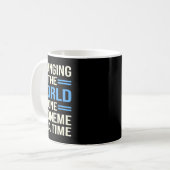 Mug Le graphique du ruban d'argent de la sensibilisati (Devant gauche)