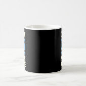 Mug Le graphique du ruban d'argent de la sensibilisati (Centre)