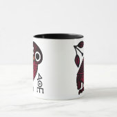 Mug Le grec ancien athénien mignon de pièce de monnaie (Centre)