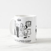 Mug Le greffier demande à la mariée de cesser de jurer (Devant gauche)