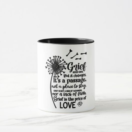 Mug Le Grief Est Le Prix De L'Amour (Centre)