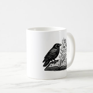 Mug Le Grimoire du Corbeau - Art Gothique Littéraire