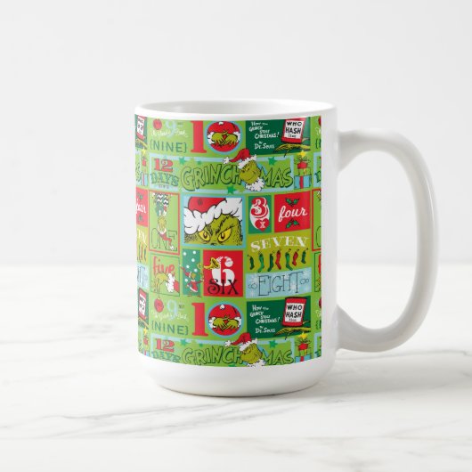 Mug Le Grinch | 12 Jours de modèle Grinchmas (Droite)