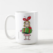 Mug Le Grinch | Cindy-Lou Who - Tenant un cadeau (Gauche)
