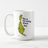Mug Le Grinch | Drôle de visage de Grinch au repos (Gauche)
