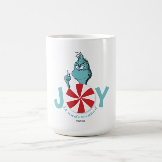 Mug Le Grinch | La joie est sous-évaluée (Centre)