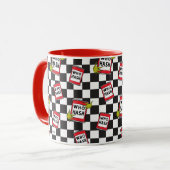 Mug Le Grinch | Motif de hachage Who (Devant gauche)