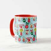 Mug Le Grinch | Motif Joyeuses Fêtes (Devant gauche)