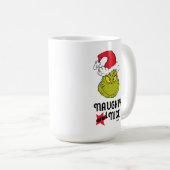 Mug Le Grinch | Naughty et Nice (Devant droit)