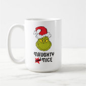 Mug Le Grinch | Naughty et Nice (Gauche)