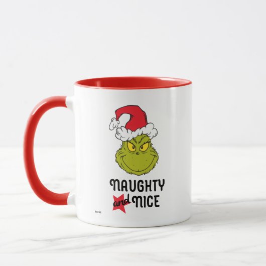 Mug Le Grinch | Naughty et Nice (Gauche)