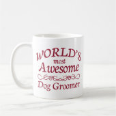 Mug Le Groomer du chien le plus impressionnant du (Gauche)
