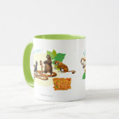 Mug Le groupe de livre de jungle a tiré 4 (Devant gauche)