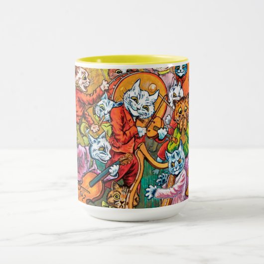 Mug Le groupe joue, Louis Wain (Centre)