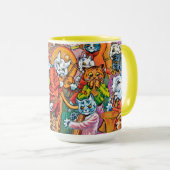 Mug Le groupe joue, Louis Wain (Devant droit)