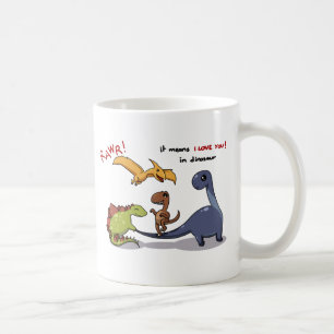 Mug Le groupe mignon de dinosaures Rawr signifie que