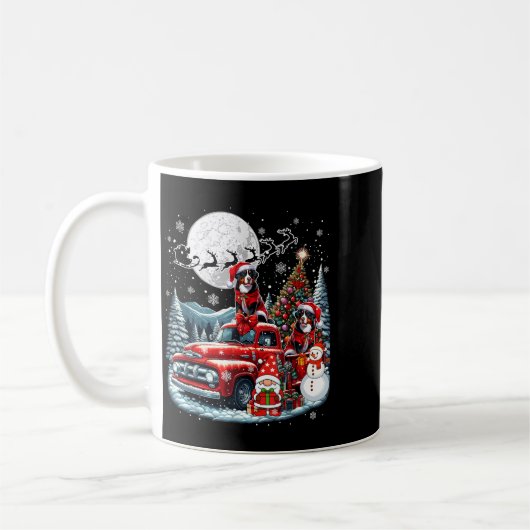 Mug Le Groupe Xmas Gnome Père Noël Entlebucher Mountai (Gauche)