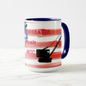 Mug Le GRUTIER ÉGALE MFIC complètement fait sur (Devant droit)