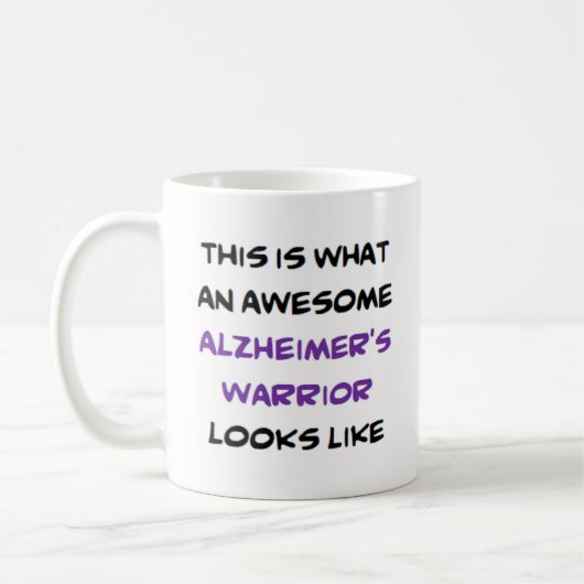 Mug le guerrier d'alzheimer, génial (Gauche)