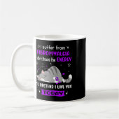 Mug Le Guerrier Que Je Souffre De Fibromyalgie (Gauche)
