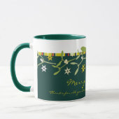 Mug Le gui vert de Noël vous remercient d'attaquer (Gauche)