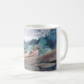 Mug Le guide de la nature sauvage (par Winslow Homer) (Devant droit)