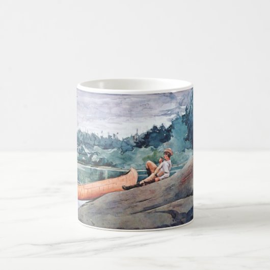 Mug Le guide de la nature sauvage (par Winslow Homer) (Centre)