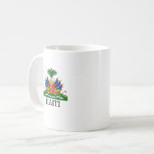 Mug Le HAÏTI - emblème/manteau des (Devant gauche)